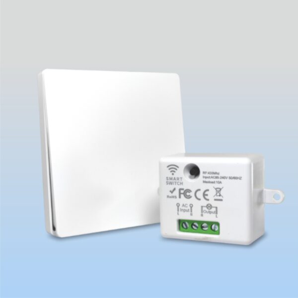 SWYAM® No Battery Self Powered Kinetic Wireless RF Switch 2 Way Operation
