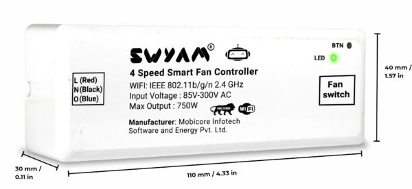 The SWYAM® 4‑in‑1 Smart Power Strip Extension Board transforms your power usage with three individually controllable AC outlets and three USB ports. Featuring a 2‑meter long cord for flexible placement, this smart strip works seamlessly with the SWYAM Smart Home (Smart Life/TUYA) app. Set schedules, use family sharing, and access cloud connectivity—no hub required. Enjoy voice control compatibility with Alexa and Google Assistant. Built in India with a fire‑retardant shell and surge protection, this smart strip is ideal for phones, TVs, audio systems, heaters, and more. Comes with 1‑year warranty.
