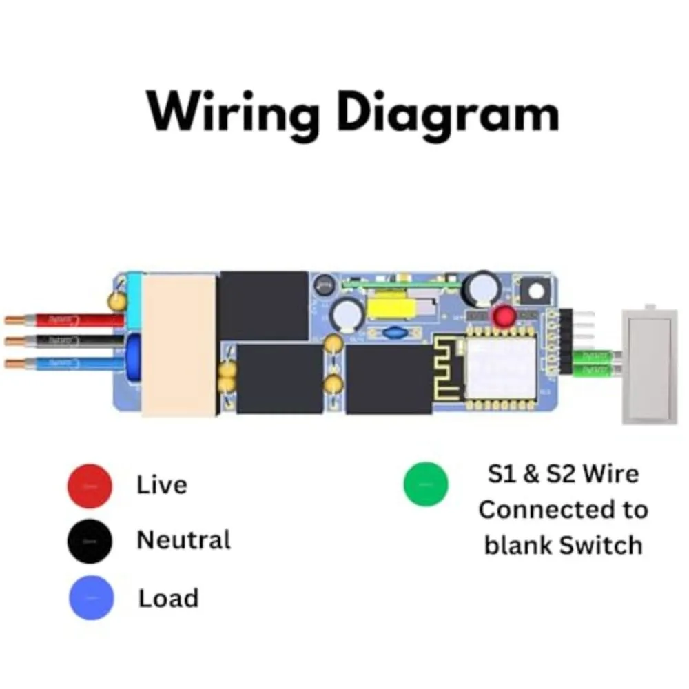 PCB Board | SWYAM 2-Way WiFi Fan Speed Controller PCB Board Wiring Diagram - Mobicore
