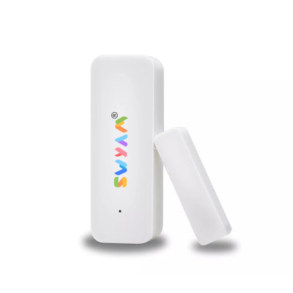 SWYAM® Smart WiFi Door Window Sensor – Works with Alexa, Google Home, Tuya Smart Life App – Real-Time Security Alerts