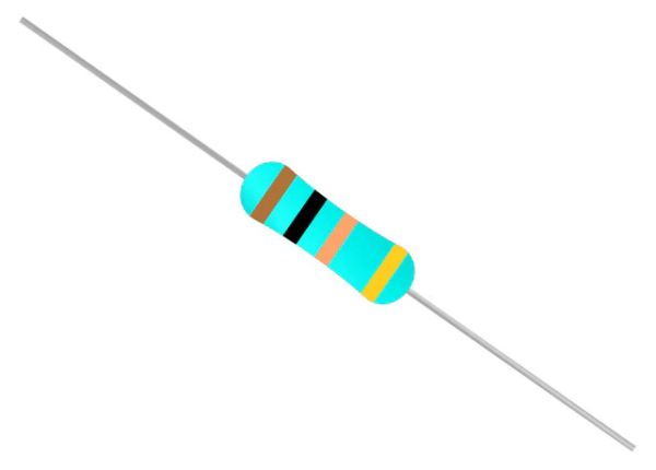 10K Ohm 1/4W Resistor with Brown Black Orange Gold Color Bands
