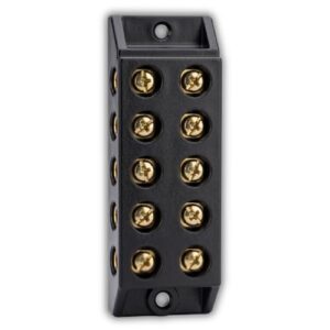 5 Way 30A Heavy Duty Bakelite Strip Connector – Heat Resistant Terminal Block for Industrial and DIY Wiring