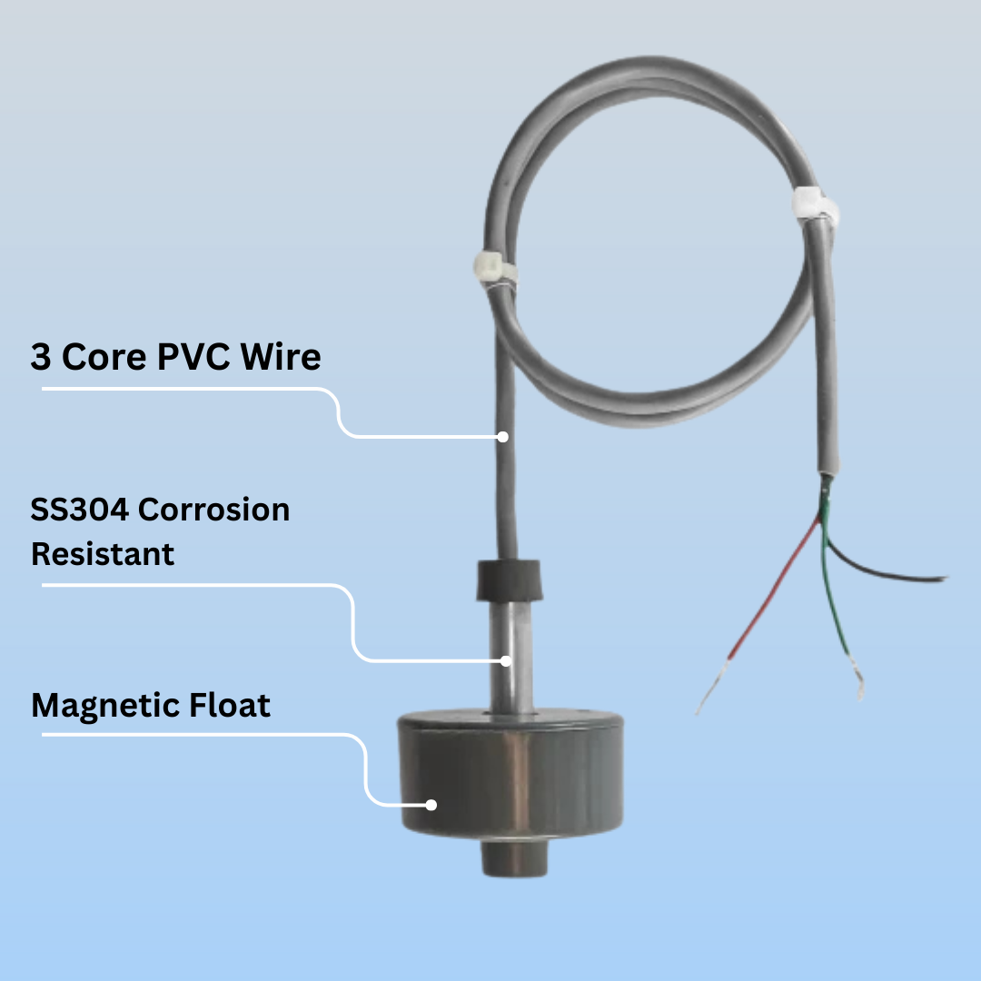 Magnetic Float Sensor (Original) – Stainless Steel Liquid Level Switch, Normally Open | Water Tank & Reservoir Automation for Pump Control Magnetic Float Sensor (Original) – Stainless Steel Liquid Level Switch, Normally Open | Water Tank & Reservoir Automation for Pump Control