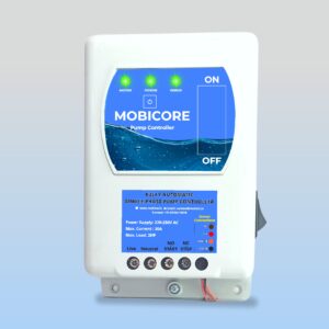 WiFi based IOT Powered Smart Pump Controller, Fully Automatic, Compatible with Single Phase Motor Without Starter upto 2HP motors | Compatible with bore