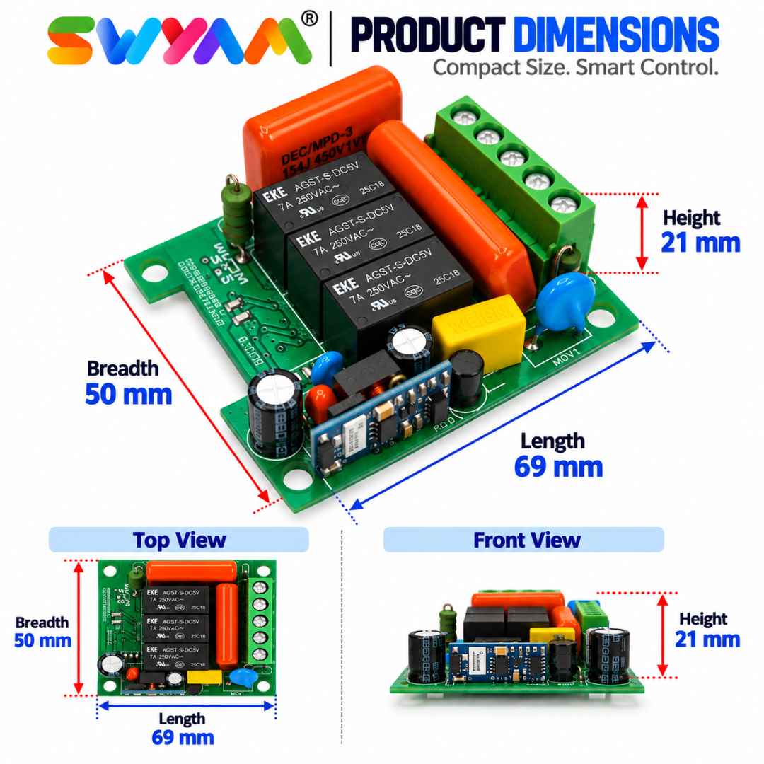 Fan PCB dimension Fan PCB dimension