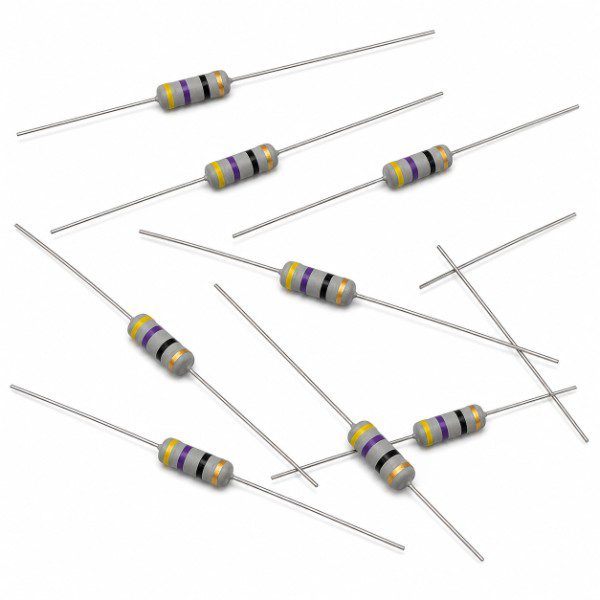 47 Ohm 2W Resistor ±5% Tolerance 47 Ohm 2W Resistor ±5% Tolerance