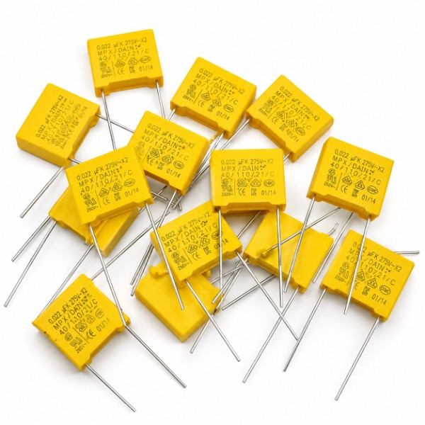 0.022µF 275V AC X2 Safety Film Capacitor 0.022µF 275V AC X2 Safety Film Capacitor