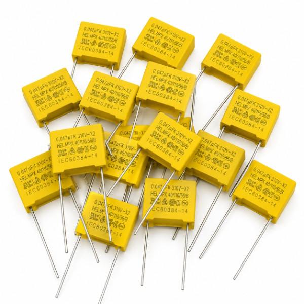 0.047 µF, 310V~ X2 film capacitor 0.047 µF, 310V~ X2 film capacitor